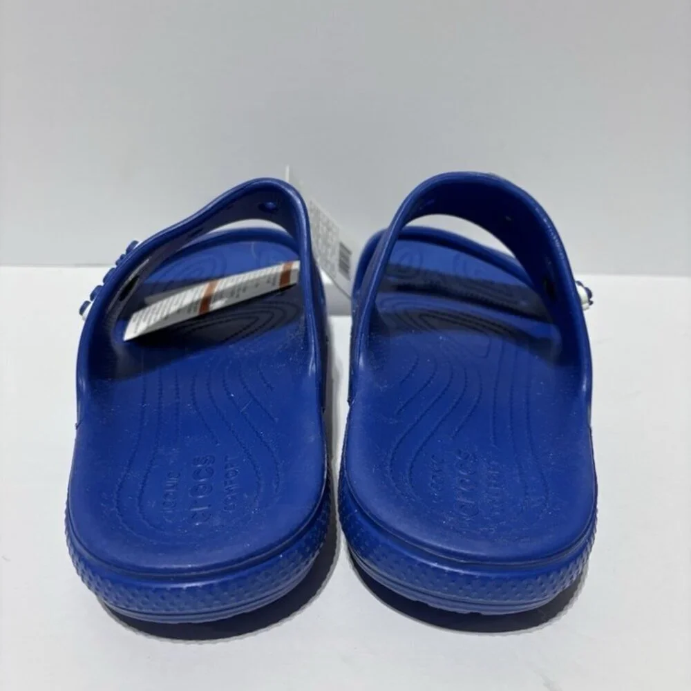 Crocs Men’s Classic Flip Flop Sandals Blue, Size 10 M